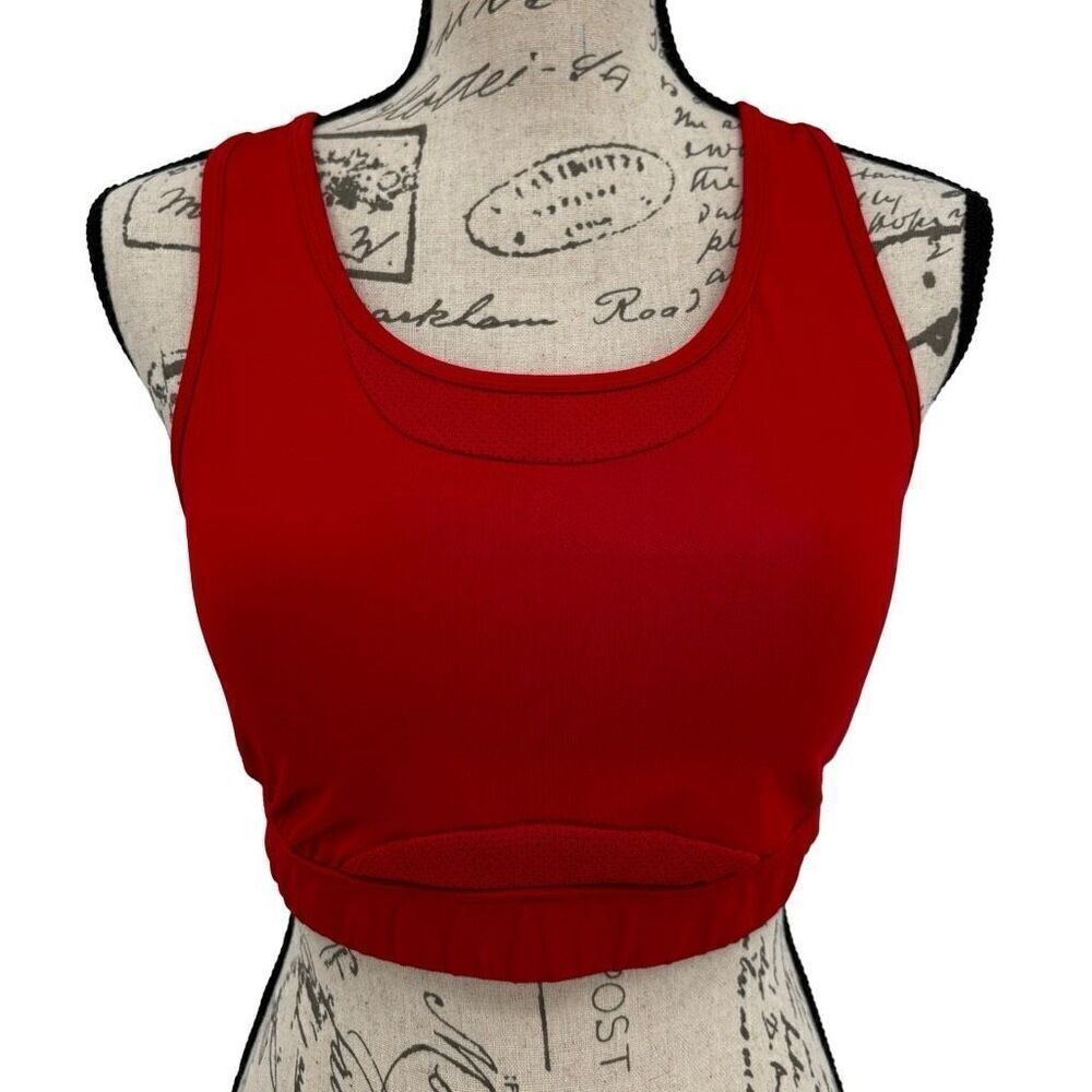 Spyder‎ Active Open Back Sports Bra Red Large - Picture 3 of 5
